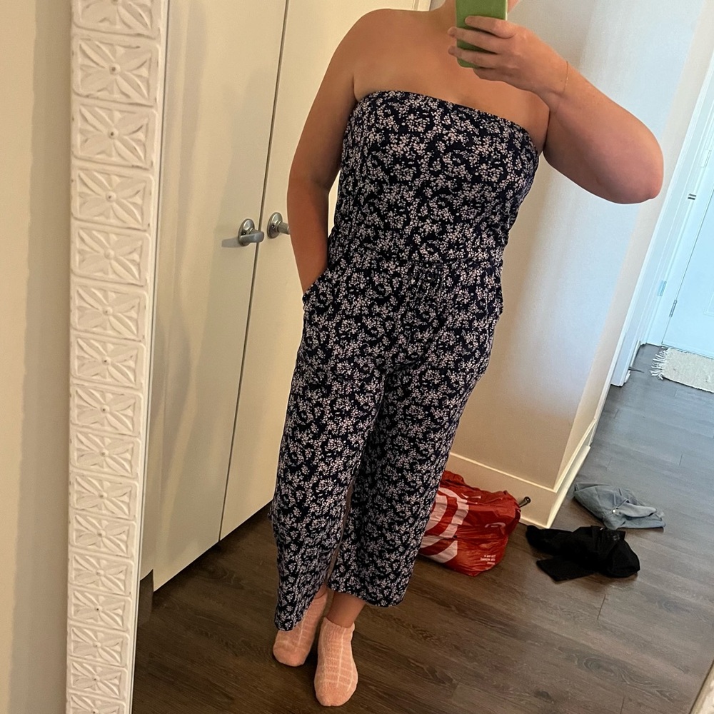 Express blue jumpsuit